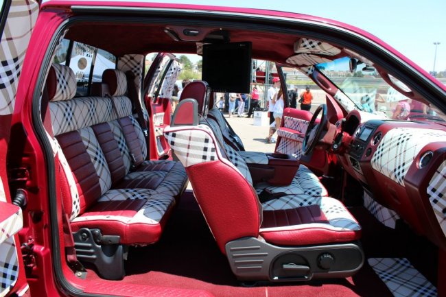 burberry car interior