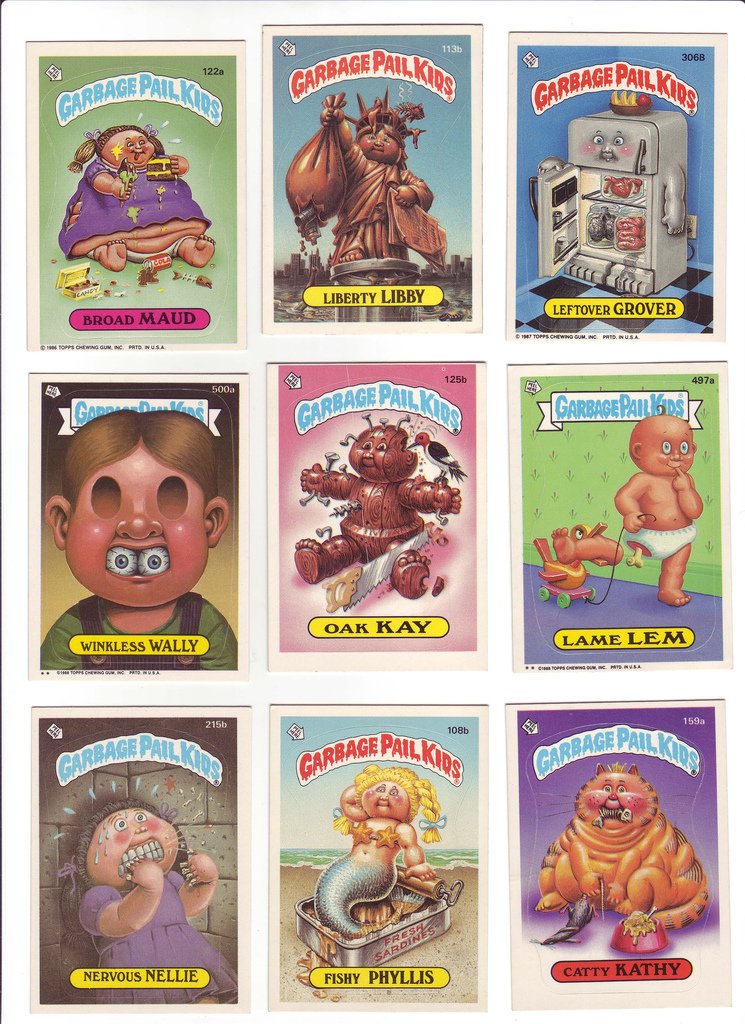 GARBAGE PAIL KIDS!